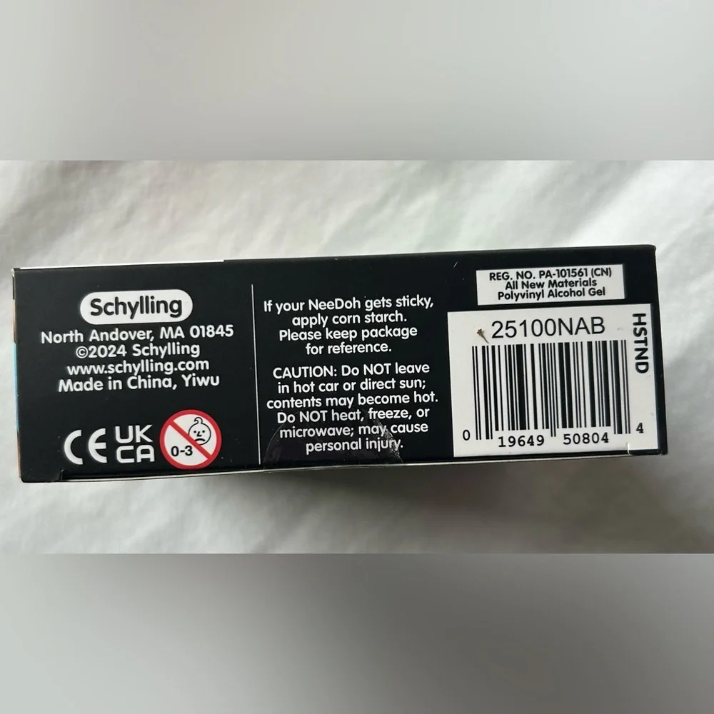 teenie NEE DOH Hot Shots 4 Pack Schylling Neon Squish Ball Set Viral Fidget - Picture 3 of 3